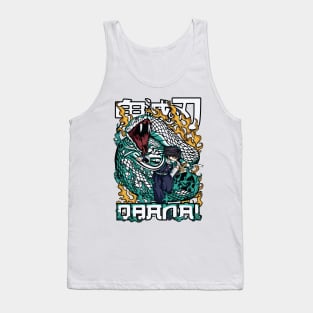 Whispering Shadows: Demon Slayer Obanai Iguro Design 03 Tank Top